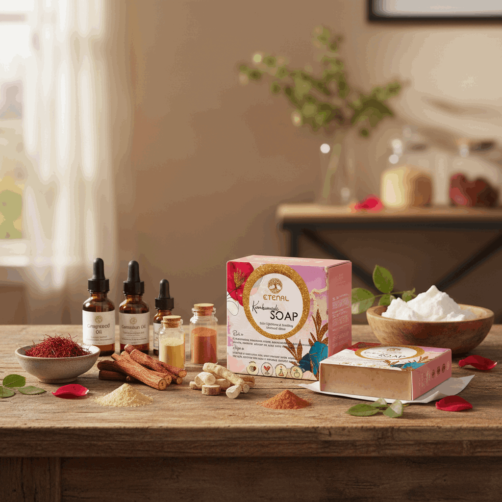 Etenal Natural Kumkumadi Soap Handmade