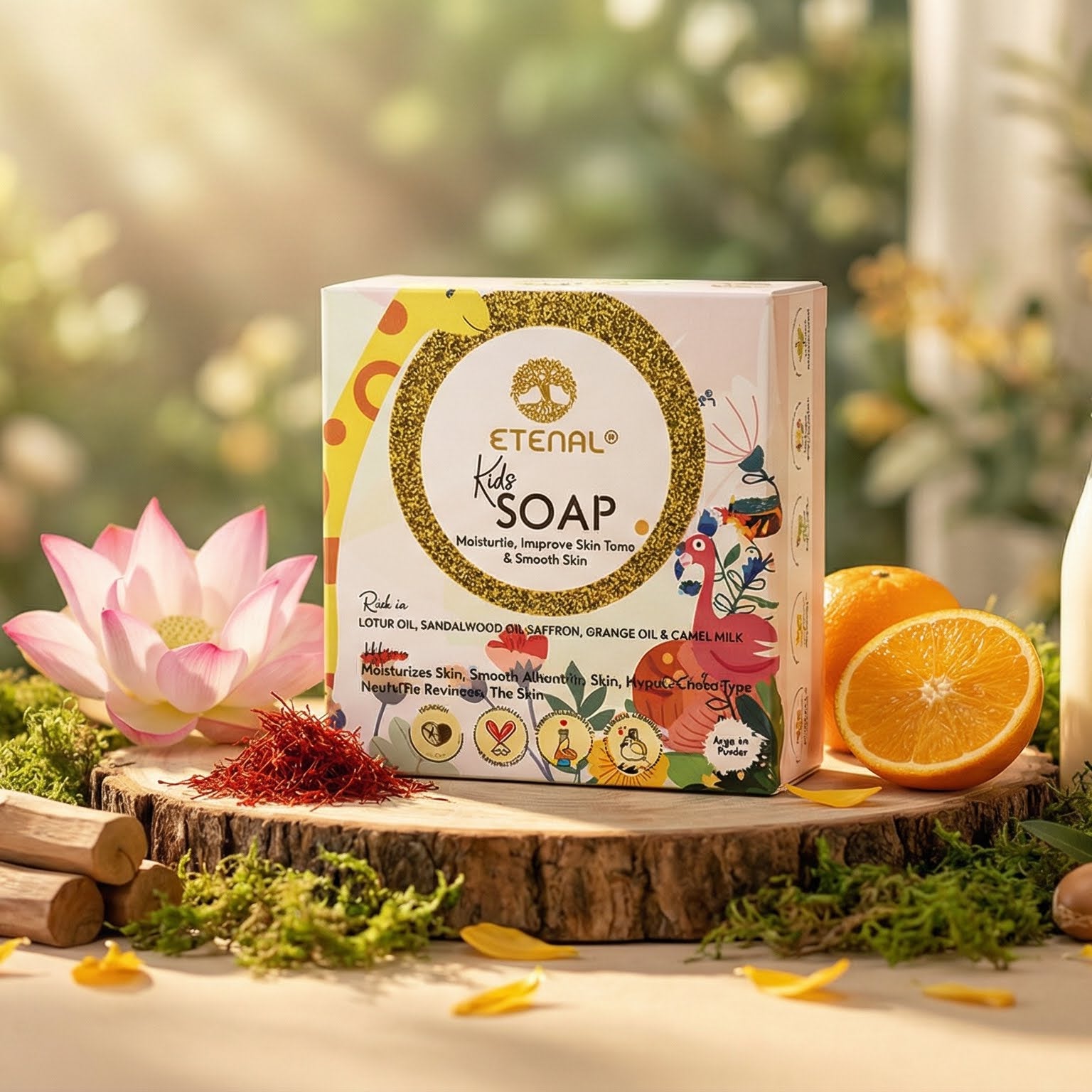 Etenal kids soap for smooth and healthy skin