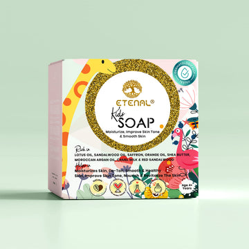 Etetnal Natural Ayurvedic Kids Soap - Moisturizing and Detan Soap for Kids