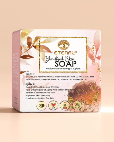 Natural Clear Skin Anti Acne Soap With Herbs Essential Oils And Camel Milk Natural Handmade Natural Soap 150 Gm Etenal Natural Anti Aging Soap for Young Skin