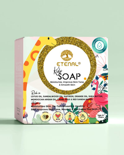 Natural Clear Skin Anti Acne Soap With Herbs Essential Oils And Camel Milk Natural Handmade Natural Soap 150 Gm Etetnal Natural Ayurvedic Kids Soap - Moisturizing and Detan Soap for Kids